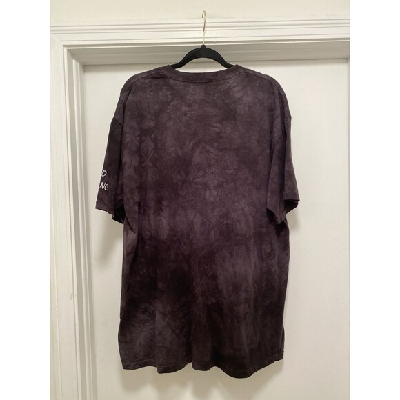 The Mountain Graphic Tee Size XL White Wolf Lookout Nature Black Tie Dye 2015 - Picture 4 of 7